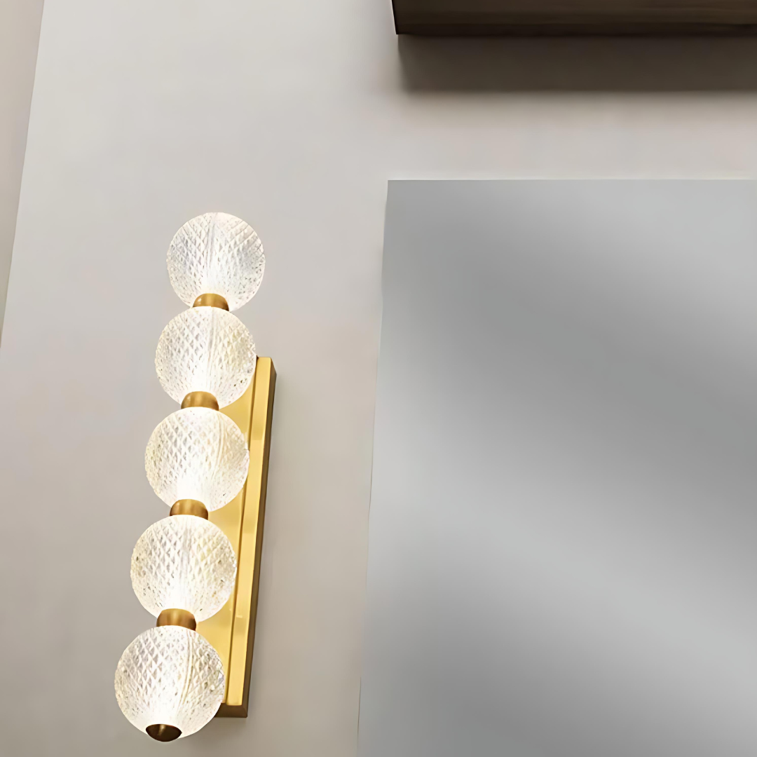 Glass Ball Wall Light