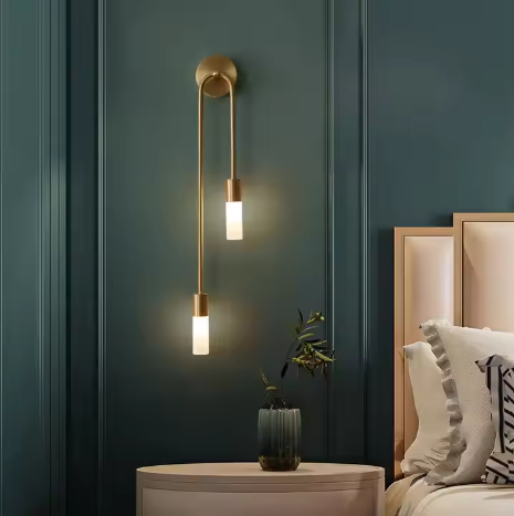 Gold Grip Wall Light