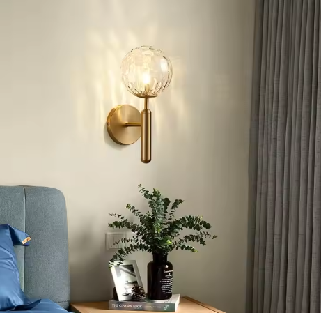 Amber Glow Wall Light