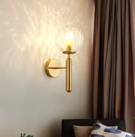 Amber Glow Wall Light