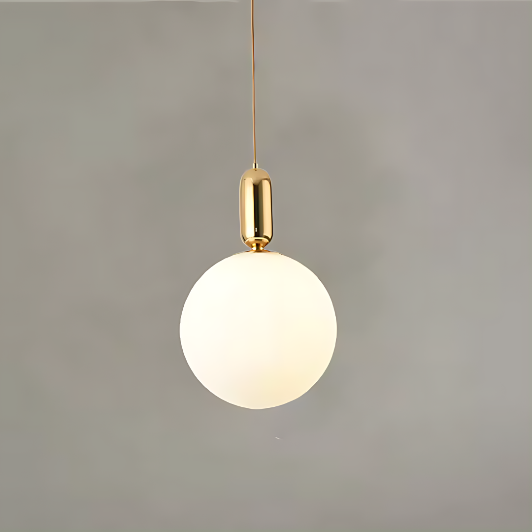 Cruv Milky Glass Pendant Light