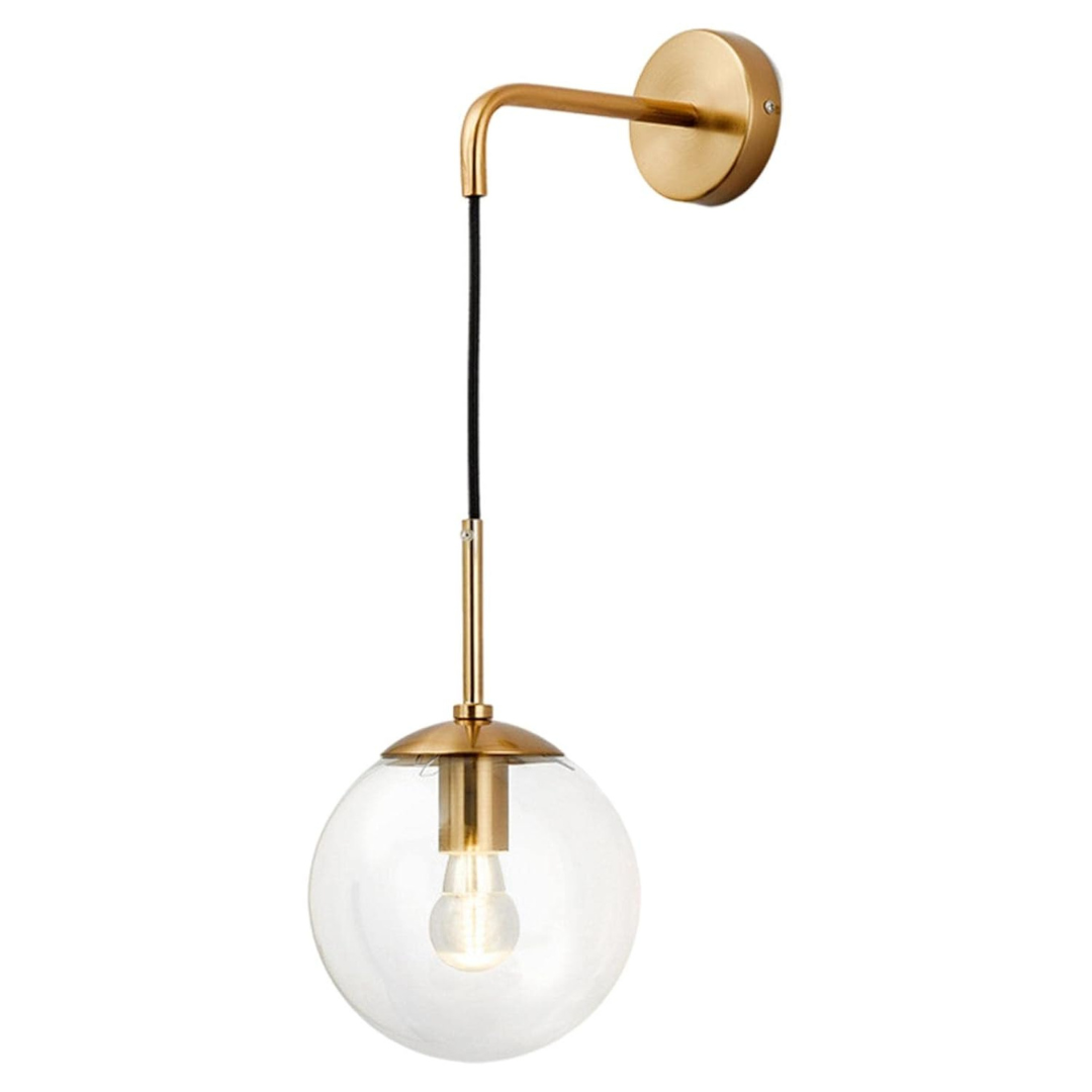 Golden Ball Wall Light