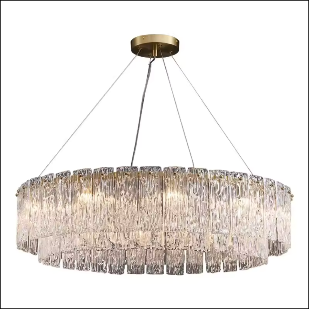 Fancy Patterned Crystal Chandelier