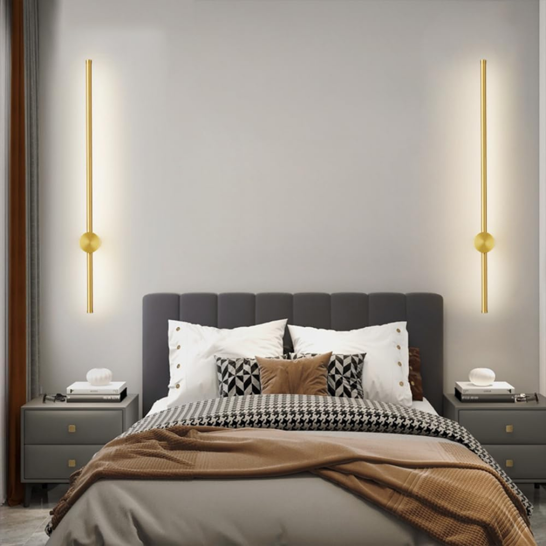 Golden Linear Wall Light