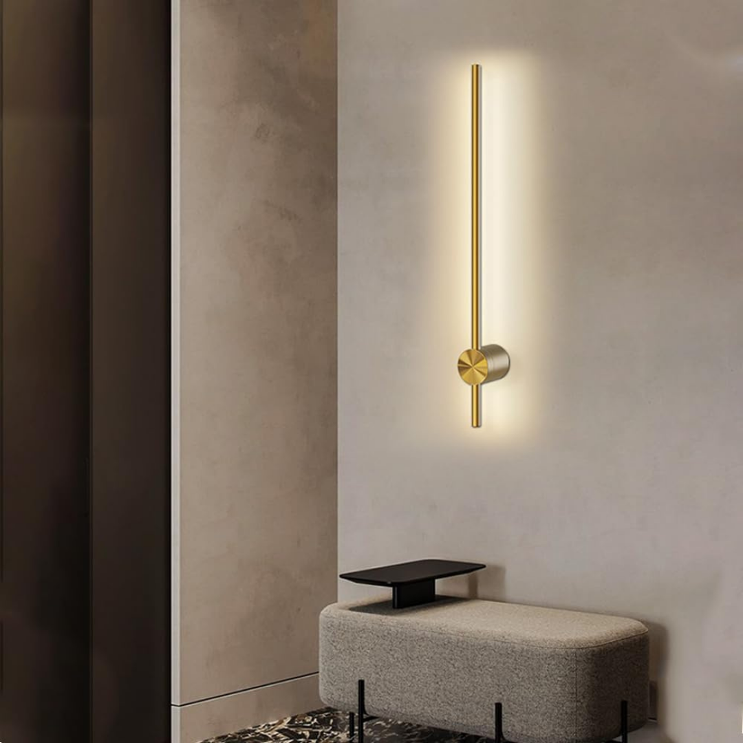 Golden Linear Wall Light