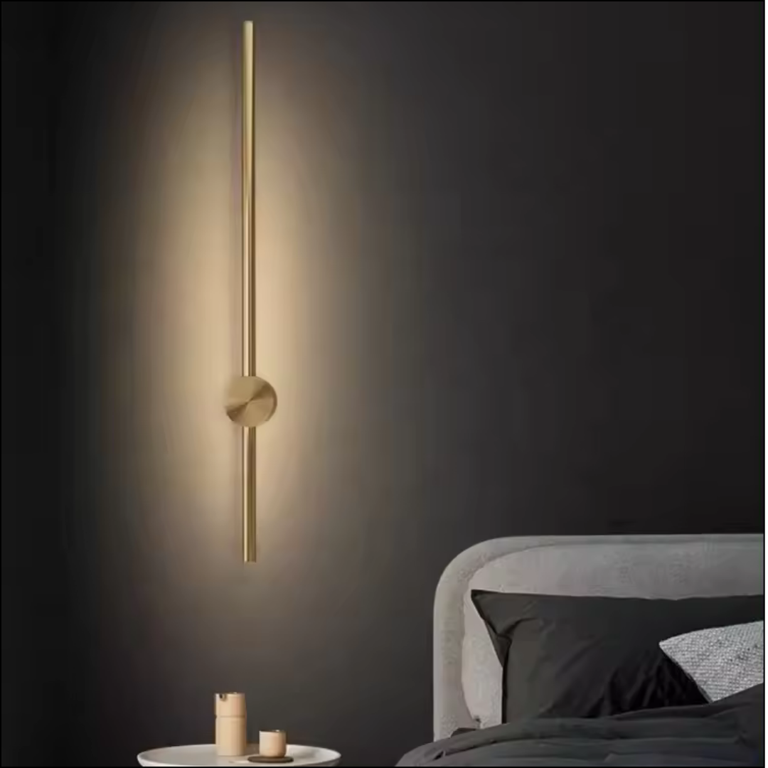 Golden Linear Wall Light