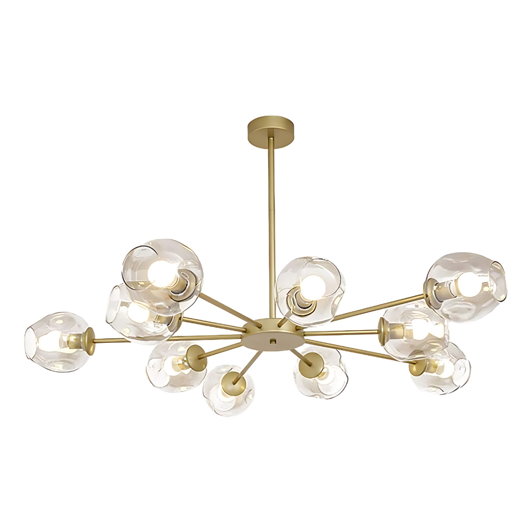 Citra Amber Glass Chandelier