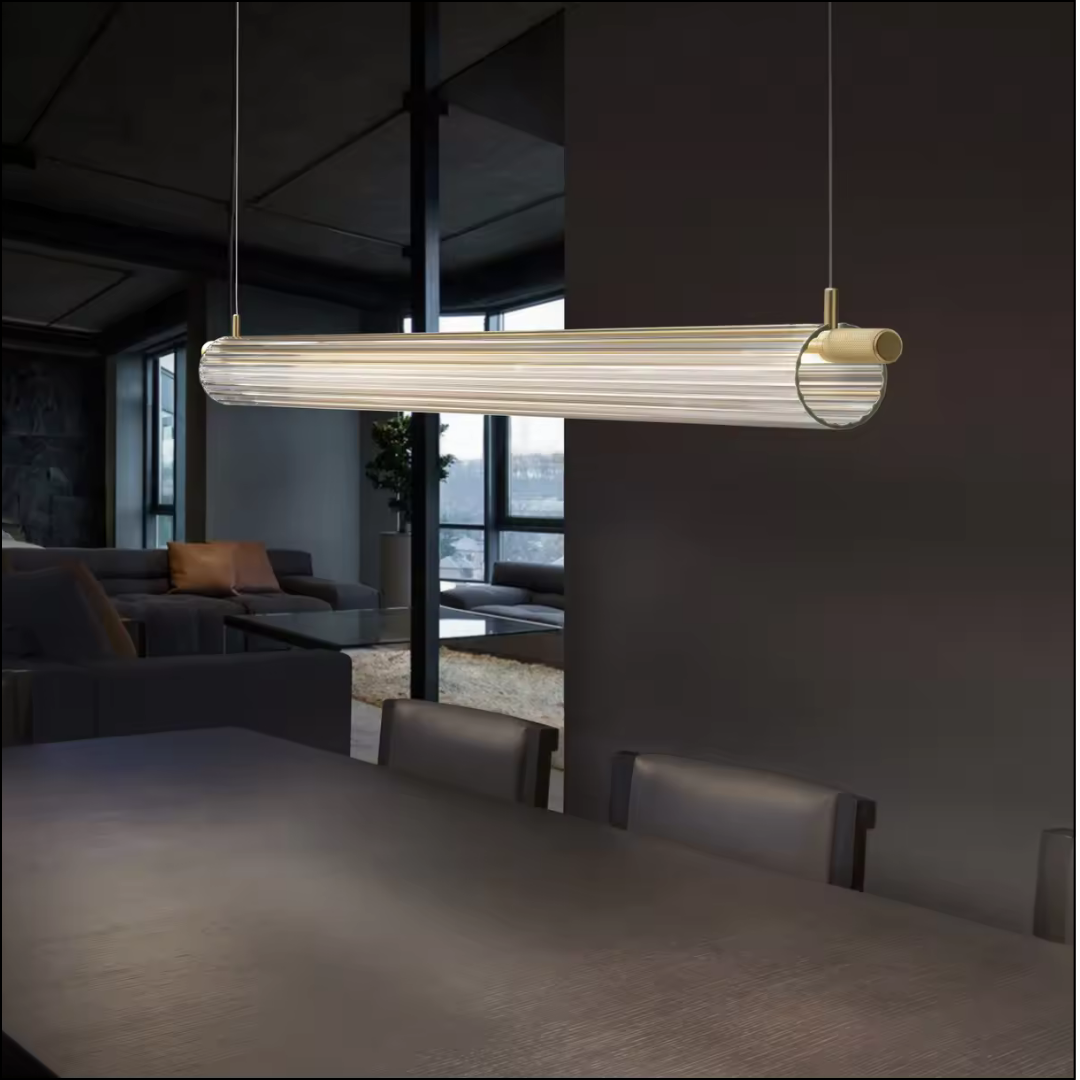 Glass Tube Table Light