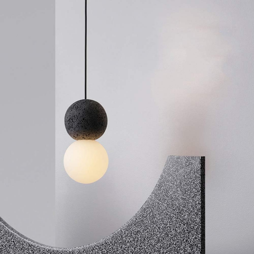 Ceramic Ball Pendant Light