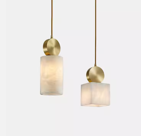 Marble Eclipse Pendant Light