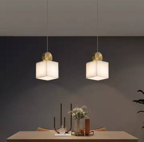 Marble Eclipse Pendant Light