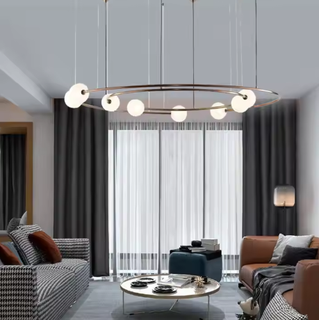 Circular Planet Chandelier