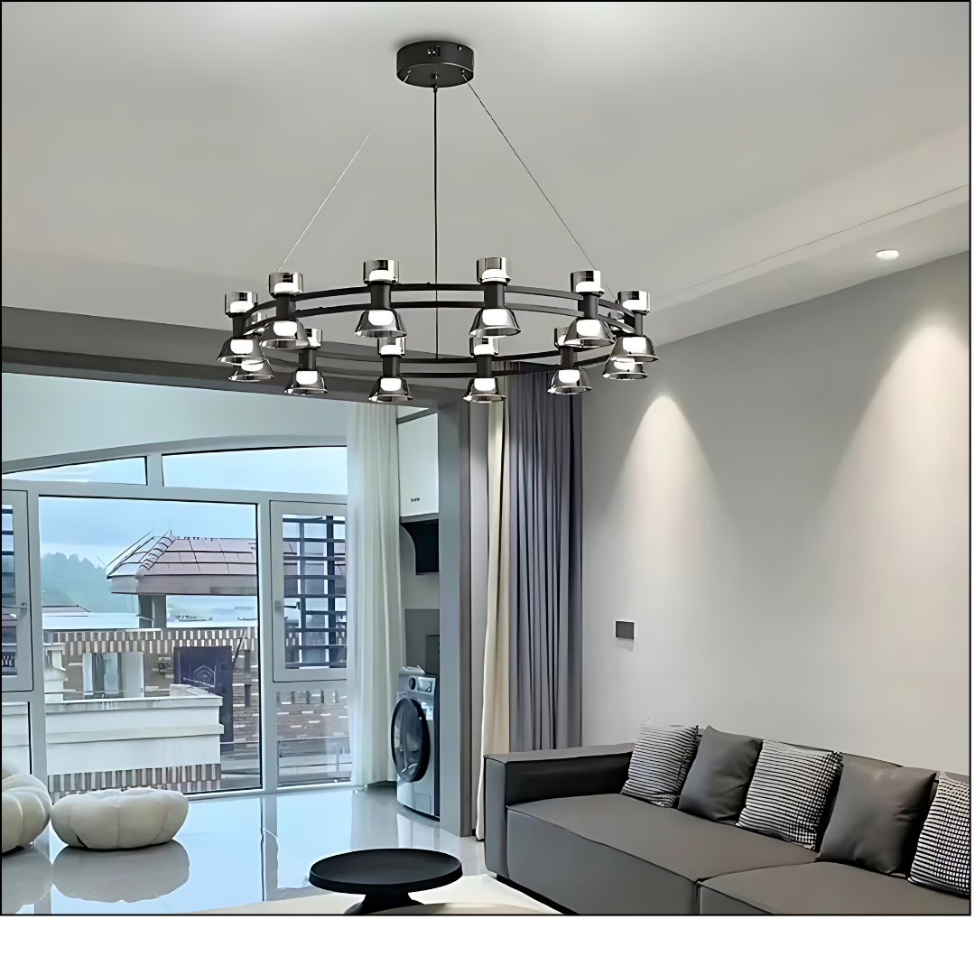Glass Ribbon Chandelier