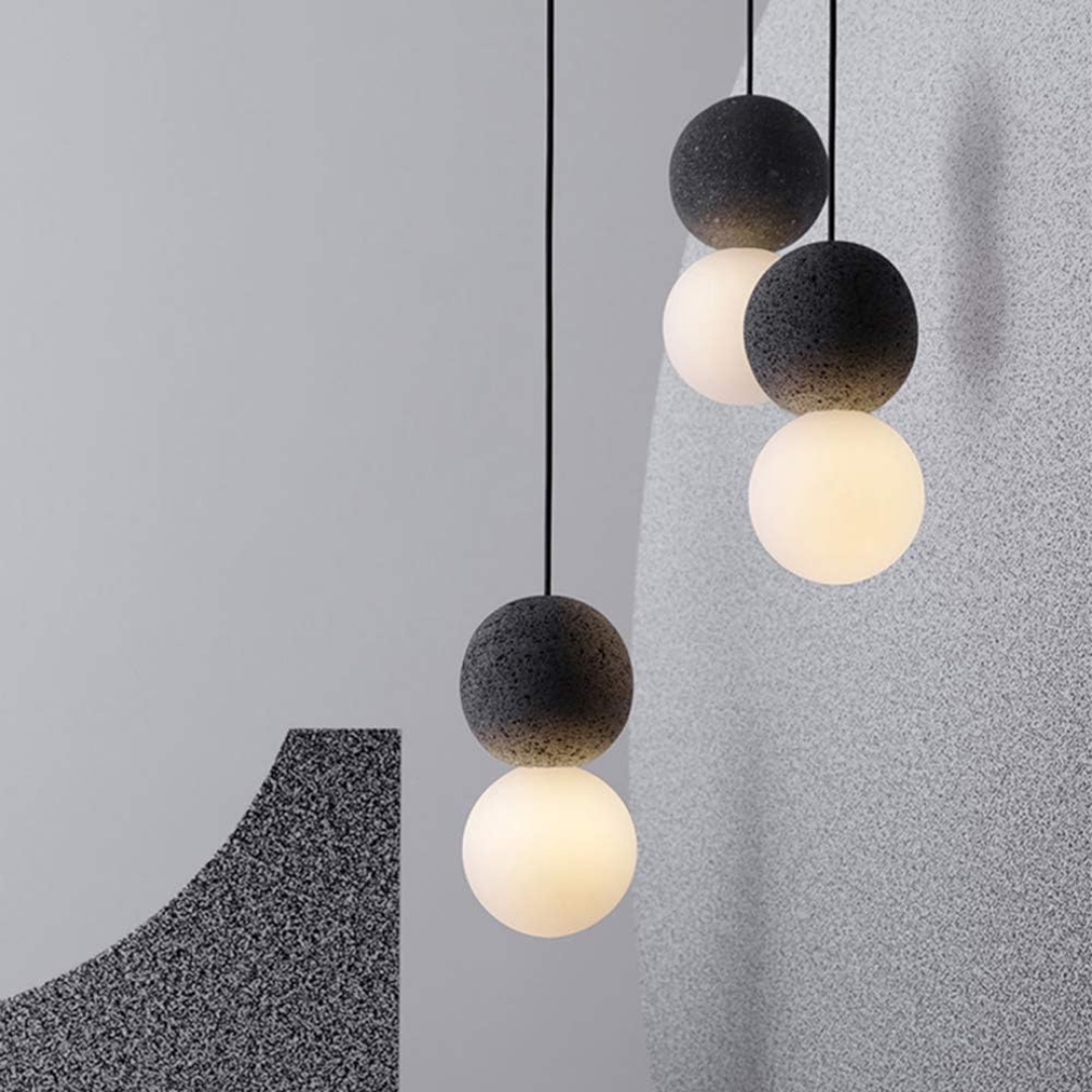 Ceramic Ball Pendant Light