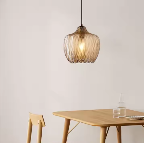 Smoke Glass Pendant Light