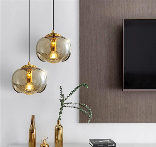 Flower Glass Pendant Lamps