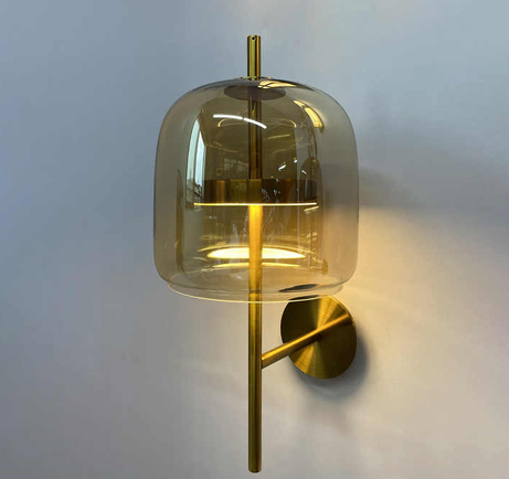 Glass Halo Wall Light
