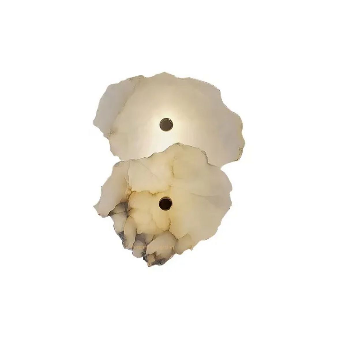 Back lit Marble Scone Light