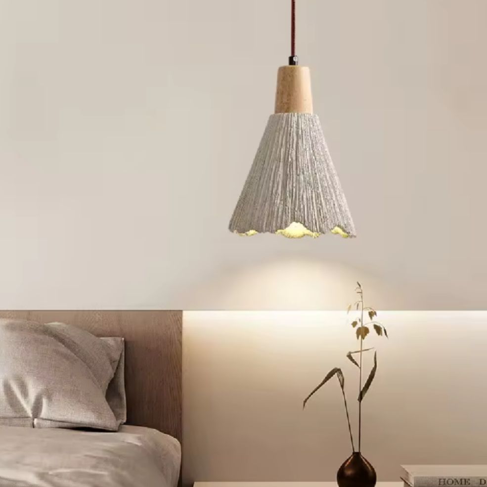 Textured Ceramic Pendant Light