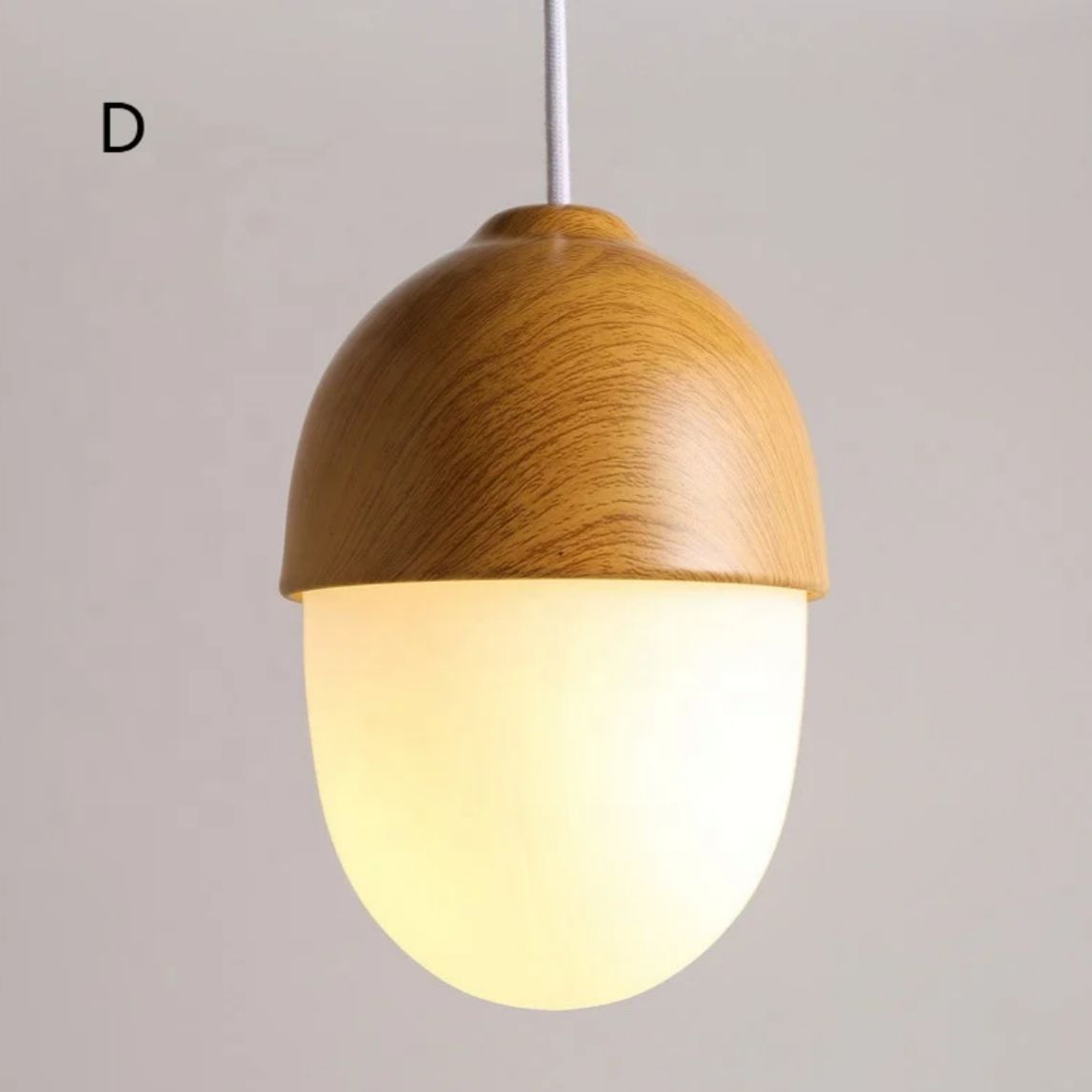 Wooden Finish Pendant Light