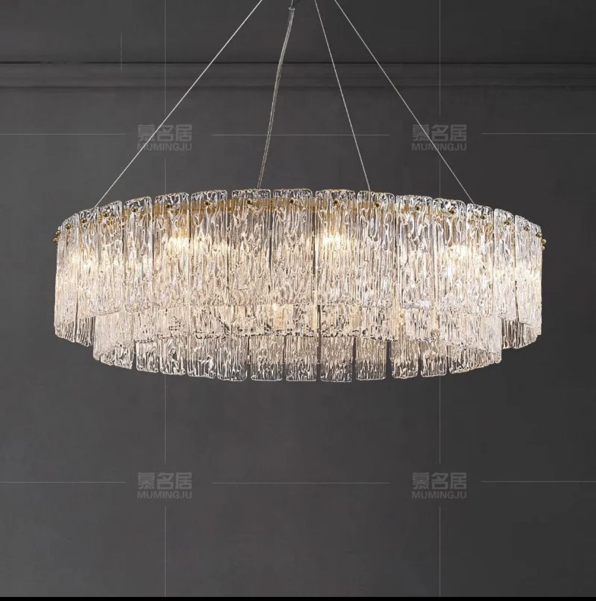 Fancy Patterned Crystal Chandelier
