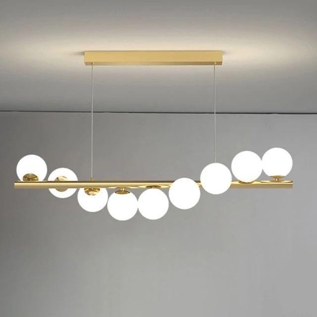 Glass Ball Chandelier