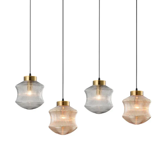Fluted Glass Pendant