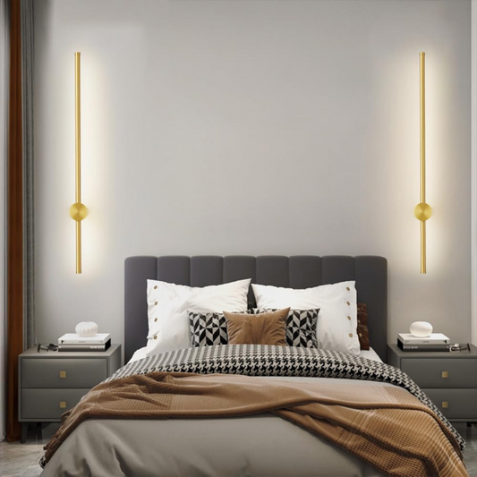 Golden Linear Wall Light
