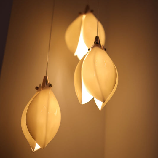 Blooming Lotus Chandelier 3pc Set